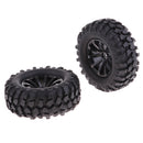 96mm Rubber Tires Tyres 1.9'' Wheels for 1/10 RC Crawler Monster Truck Car
