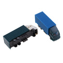2x 1:100 Painted Model Car Container Truck Figure Layout Architecture Parts