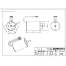 2030 4800KV 4P Brushless Sensorless Motor 16T for 1/16 Scale RC Buggy Model