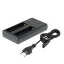 EU Plug - Dual Port Battery Charger For OSMO / OSMO Mobile Handheld Gimbal