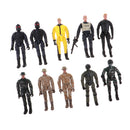 10x Army Military Model Soldiers Action Combat Scene Model Figures Kids Toys
