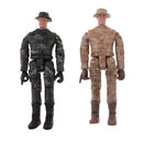 10x Army Military Model Soldiers Action Combat Scene Model Figures Kids Toys