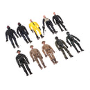 10x Army Military Model Soldiers Action Combat Scene Model Figures Kids Toys