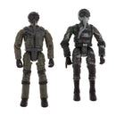 10x Army Military Model Soldiers Action Combat Scene Model Figures Kids Toys