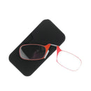 Nose Clip Thin Portable Reading Glasses for Men Optical Glasses for Women With Box Wallet Mini Reading Sticky Mobile Phone