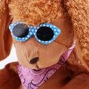 Puppy Dog Batteries Powered Toy Active Ear Shar Pei Plush Dog Model Kids Toy