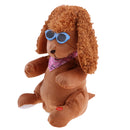 Puppy Dog Batteries Powered Toy Active Ear Shar Pei Plush Dog Model Kids Toy