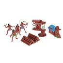 Savage Action Figure House Sets Scene Building Sand Table Model Accessory