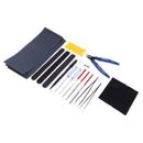 17Pcs/set Military Model Making Tools Kit Graver Pliers Tweezer Assembly Tool