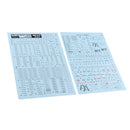 1Pc 17 x 12cm Water Slide Paper Decal Sticker for Gundam Model DIY Accessory