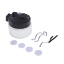Airbrush Cleaner Cleaning Pot Glass Holder Clean Paint Jar Bottle Filter