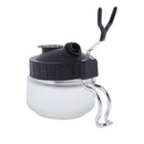 Airbrush Cleaner Cleaning Pot Glass Holder Clean Paint Jar Bottle Filter
