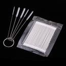 Spray Pen Cleaning Brushes & Cotton Swabs Set Maintenance Tool for Airbrush