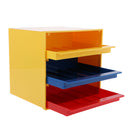 Hobby Model Tool Plastic Three-Drawer Chest DIY Craft Storage Case Organizer