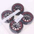 4Pcs Rubber RC Racing Tires Car On Road Wheel Rim for 1/10 HSP HPI Redcat Traxxas