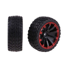 4Pcs Rubber RC Racing Tires Car On Road Wheel Rim for 1/10 HSP HPI Redcat Traxxas