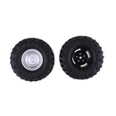 4 Pcs 1/10 RC Monster Trucks Rubber Tire Tyres for Axial SCX10 D90 C001 Cars