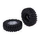 4 Pcs 1/10 RC Monster Trucks Rubber Tire Tyres for Axial SCX10 D90 C001 Cars