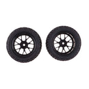 4 Pieces Rubber RC 1/10 Car Wheel Rim Tires Set for HSP Redcat Traxxas HPI