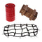 1/10 RC Crawler Car Roof Rack Fixed Luggage Net & Mini Oil Tank & Crate