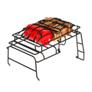 1/10 RC Crawler Car Roof Rack Fixed Luggage Net & Mini Oil Tank & Crate