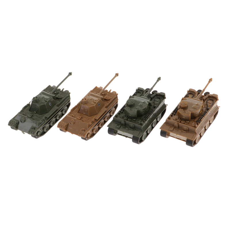 1/144 Kids German Panzerkampfwagen VI Ausf. E Tiger I Model Toy 4D 16x Craft