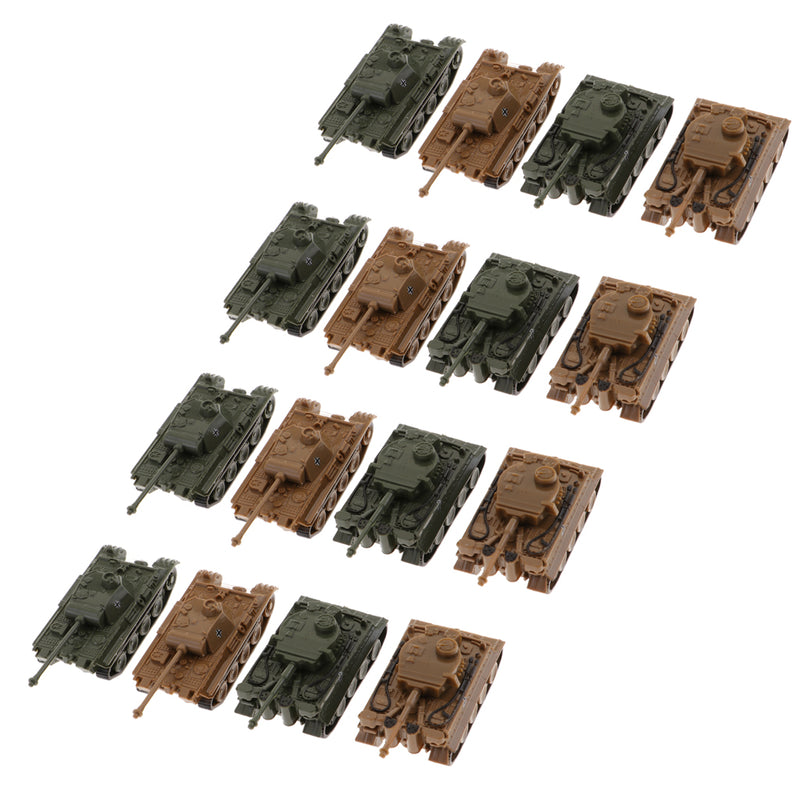 1/144 Kids German Panzerkampfwagen VI Ausf. E Tiger I Model Toy 4D 16x Craft