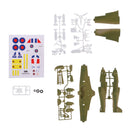 1:48 British Hurricane Warplane Model 4D DIY Building Kit Toy 6x for Collection