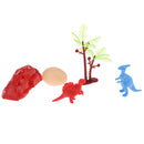 14 Set Jurassic Scenry Dinosaur Model Scenery Accessories Dinosaur Egg Green Forest Model