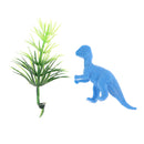 14 Set Jurassic Scenry Dinosaur Model Scenery Accessories Dinosaur Egg Green Forest Model