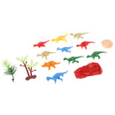 14 Set Jurassic Scenry Dinosaur Model Scenery Accessories Dinosaur Egg Green Forest Model