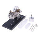 Metal Micro Hot Air Stirling Engine Model Physics Experiment Vacuum Motor
