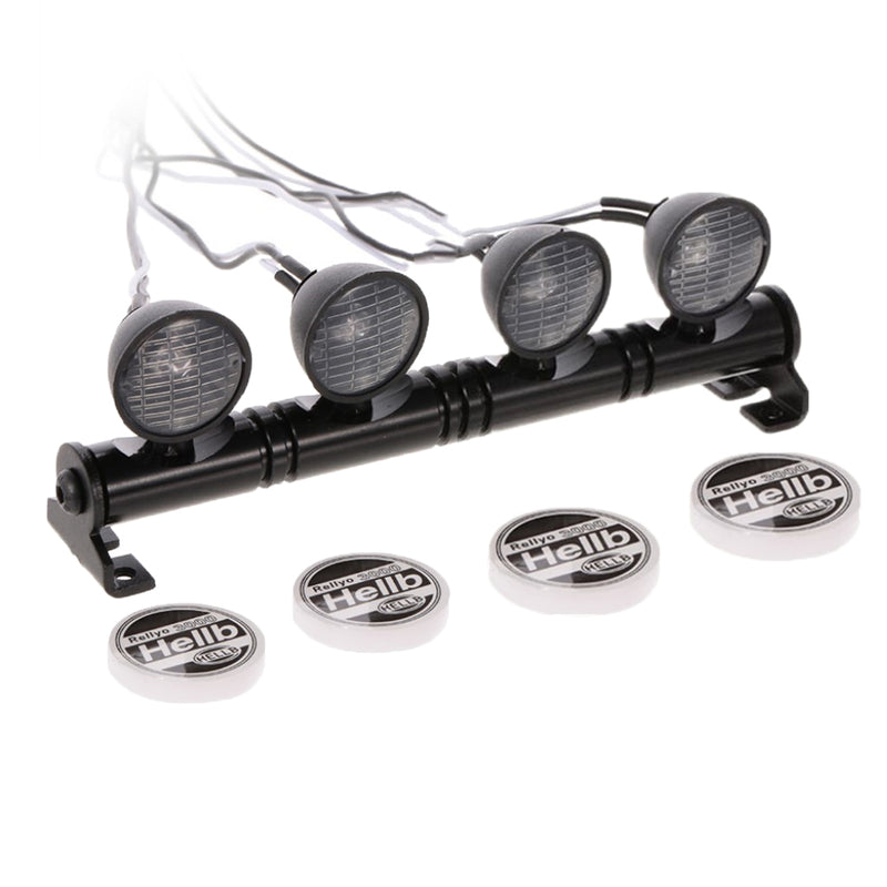 1/10 RC Car Round LED Light Bar for HSP Redcat Axial SCX10 TRX-4 RC4WD D90