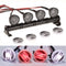 1/10 RC Car Round LED Light Bar for HSP Redcat Axial SCX10 TRX-4 RC4WD D90