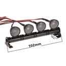1/10 RC Car Round LED Light Bar for HSP Redcat Axial SCX10 TRX-4 RC4WD D90