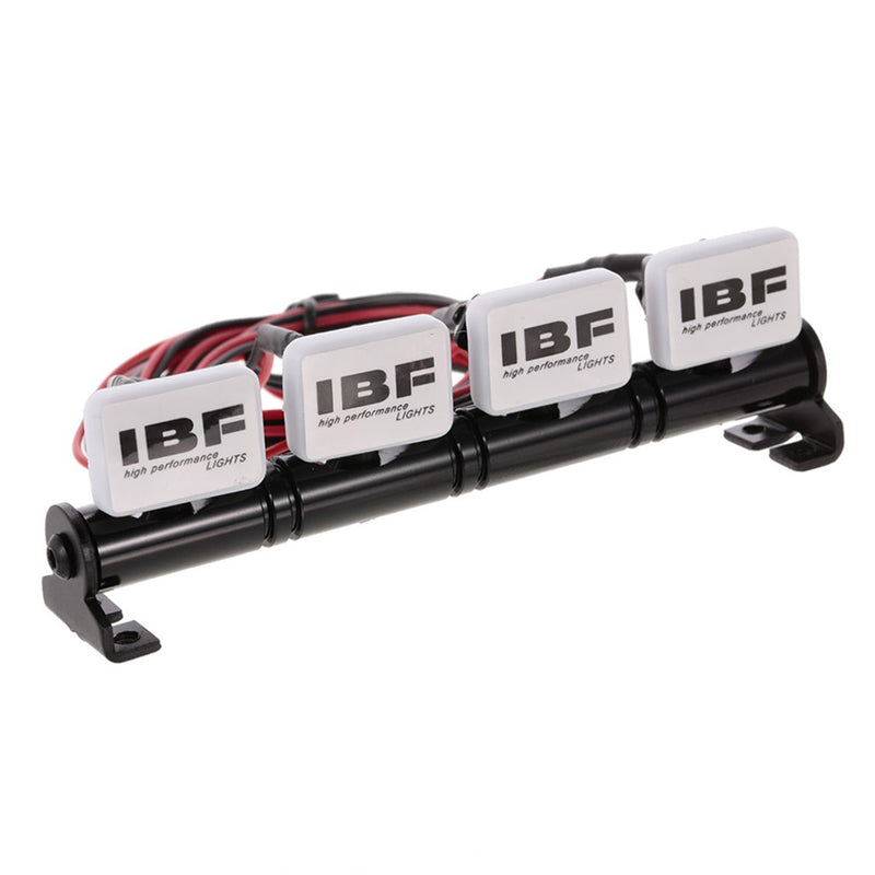 1/10 RC Car White 4 LED Light Bar for HSP Redcat Axial SCX10 TRX-4 RC4WD D90