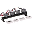 1/10 RC Car Square LED Light Bar for HSP Redcat Axial SCX10 TRX-4 RC4WD D90