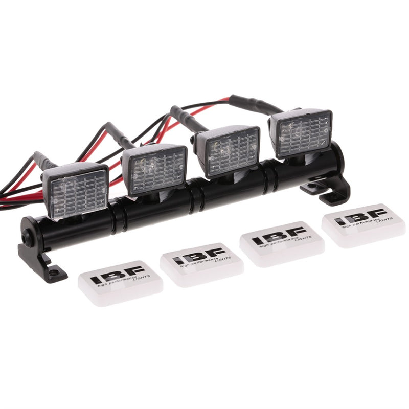 1/10 RC Car Square LED Light Bar for HSP Redcat Axial SCX10 TRX-4 RC4WD D90