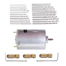 24pcs Mini Twist Micro-Drill Bits Set & 12V Electric Motor for Model Hobby