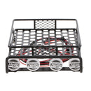 170*110*40mm Metal Roof Rack w/ Round LED Light & Lampshade for 1/10 RC Car
