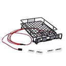 170*110*40mm Alloy Roof Rack w/ Square LED Light & Lampshade for 1/10 RC Car