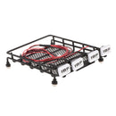 155*110*40mm Metal Roof Rack w/ Square LED Light & Lampshade for 1/10 RC Car