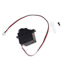 1x RC Airplane Steering Engine Servo Component for Wltoys V950 Parts Black