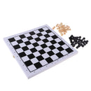 International Chess Game Accessories Wood Chessboard & 32 Wood Chess Pieces