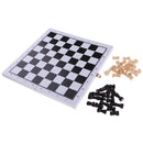 International Chess Game Accessories Wood Chessboard & 32 Wood Chess Pieces