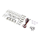 RC Roof Mounted LED Light Bar Set 5 Spotlight for 1/10 RC Crawler Parts