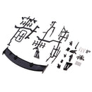 RC Body Spoiler Wing/Rearview Mirror DIY Kit for 1/10 Car Hsp Hpi Accessory