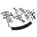 RC Body Spoiler Wing/Rearview Mirror DIY Kit for 1/10 Car Hsp Hpi Accessory