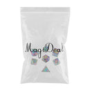 7PCS/Set 16mm Polyhedral Sided Dice Games Colours for D&D TRPG Games