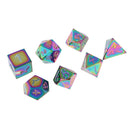 7PCS/Set 16mm Polyhedral Sided Dice Games Colours for D&D TRPG Games
